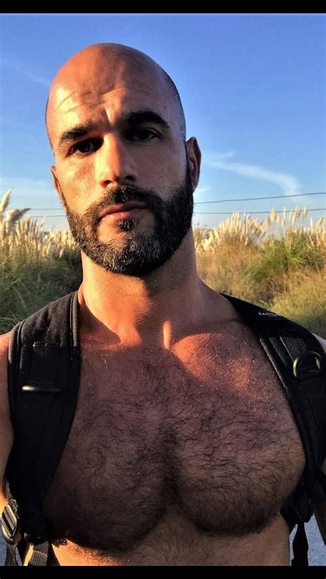 Pinterest | Bald men with beards, Hairy muscle men, Bald head with beard