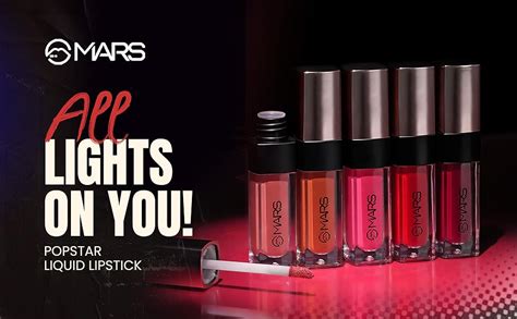 Buy MARS Popstar Non-Drying Liquid Mousse Lipstick for Women with Matte ...