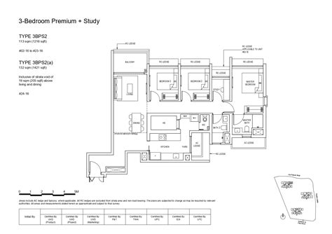 PineTree-Hill-Floor-Plan-3-Bed-Premium-Study-Type-3BPS2 | PineTree Hill