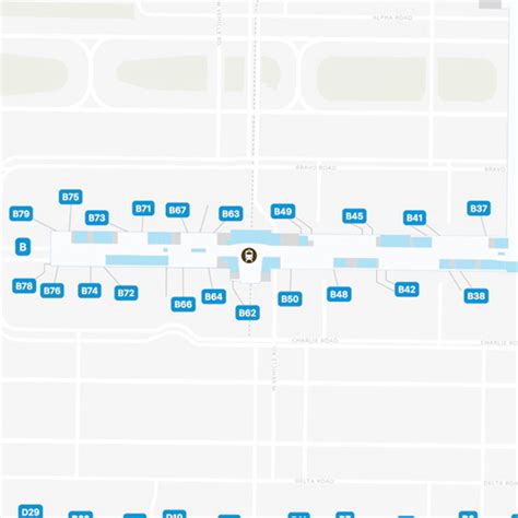 Washington Dulles Airport Concourse B Map & Guide