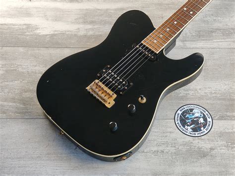 1992 Fernandes Japan TEJ-55 HS Contemporary Twang-Style (Black/Gold ...