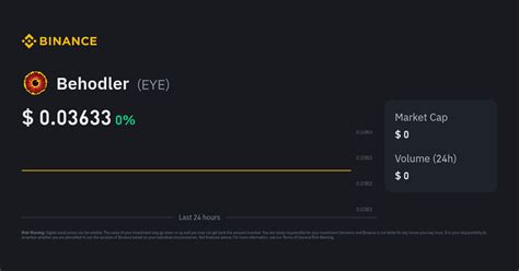 Behodler Price | EYE Price Index, Live Chart and INR Converter - Binance