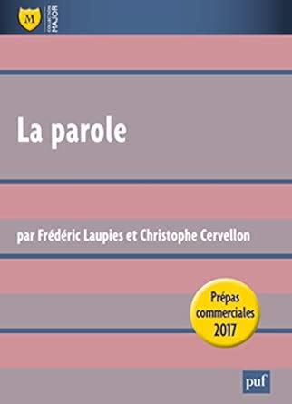 Amazon.in: Buy La parole, leçon philosophique, prepas commerciales Book ...