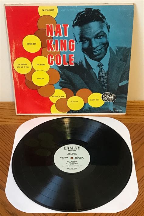 Nat King Cole - Self Titled 33 RPM Album - Camay Records - CA-3004 ...