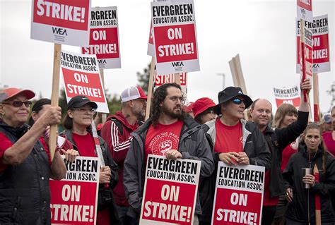 2023 Evergreen Public Schools teacher strike Photo Gallery - The Columbian