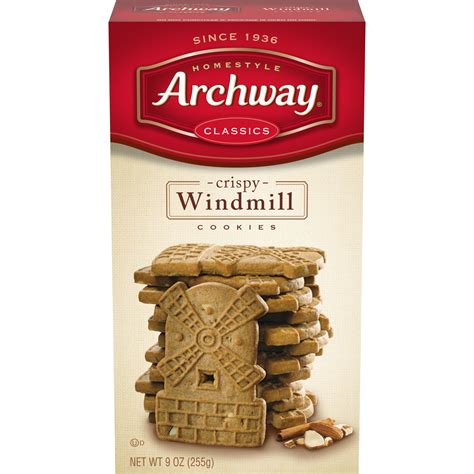 Archway Cookies, Crispy Windmill Cookies, 9 oz Box - Walmart.com