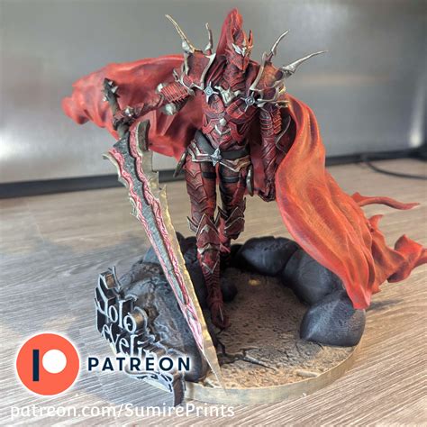 🩸 Blood Red Commander Igris | Knight Grade Shadow | 3D Printable Model ...