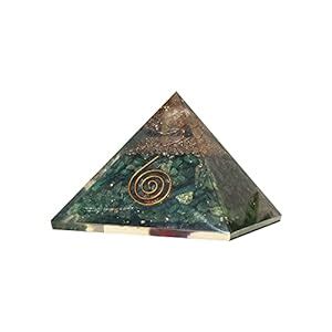Arka Surya Crystals Natural Green Jade Orgone Energy Generator Pyramid ...