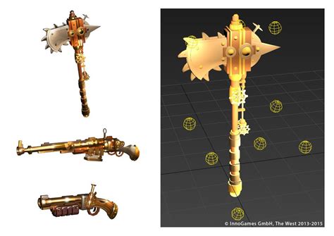 Steampunk Weapons – 3D Designs – Peter Siedl Art