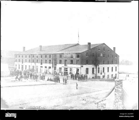 Richmond, Va. Front and side view of Libby Prison Stock Photo - Alamy