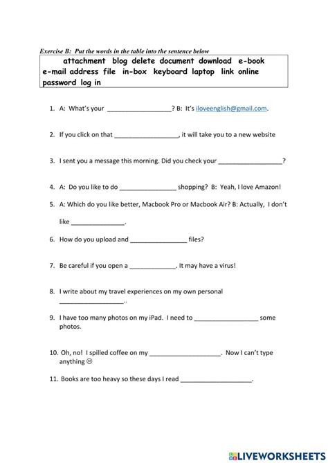 Free Technology Worksheets 的图像结果