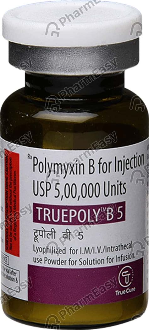 Buy Truepoly B 500000 U Powder For Injection (1) Online at Flat 15% OFF ...