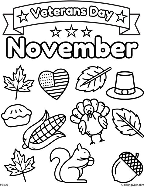 Month Coloring Pages - Coloring Cow