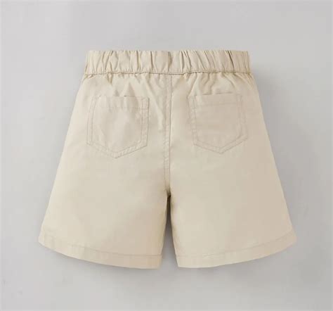 Ed-a-Mamma Sustainable Boys Solid Poplin Shorts