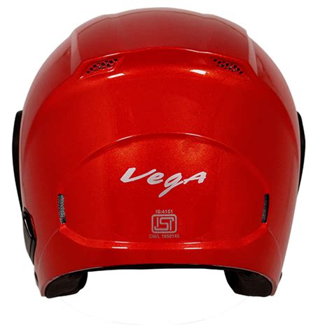 Vega Lark Red Helmet | Shop Helmets at BIKERSTORE.IN – BikerStore.in