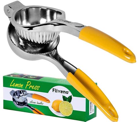 Buy Manual Lemon Citrus Hand Juicer - Metal Lemon Leaderware Squeezer ...