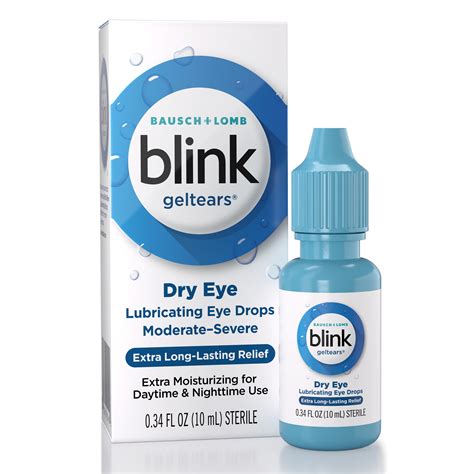 Amazon.com: Blink GelTears Eye Drops for Dry Eyes, Gel Lubricating Eye Drops, Instantly Soothing ...