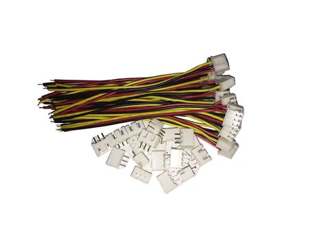 Buy 20 PCS 3 PIN JST XH Female Connector on One Side - 100mm 1007 26 ...