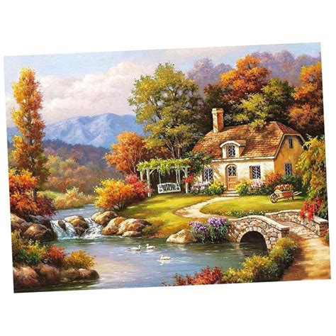 MagiDeal DIY Digital Oil Painting By Number Kit Canvas Paint 20 x ...