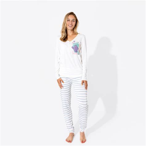 Dreamy Comfort: IF Imagine Women's Bamboo Pajama Set - Bellabu Bear