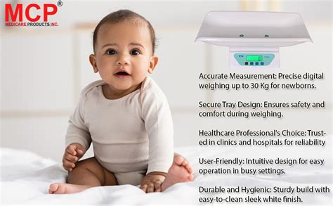 MCP Healthcare TS500 Digital Born Baby Weighing Scale With Attached ...