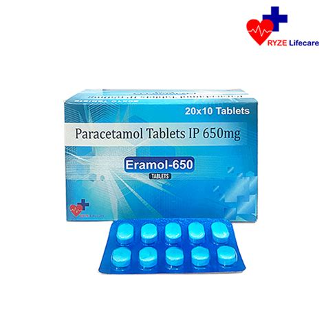 Eramol 650 - Paracetamol Tablets IP 650. - Ryze Lifecare