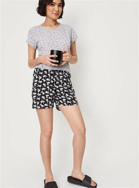 Buy Women All-Over Printed Nightwear Shorts Online at just Rs. 499.0 ...