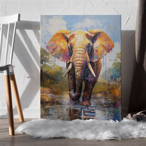 Animal Elephant Wal Arts Painting - Vignette Store