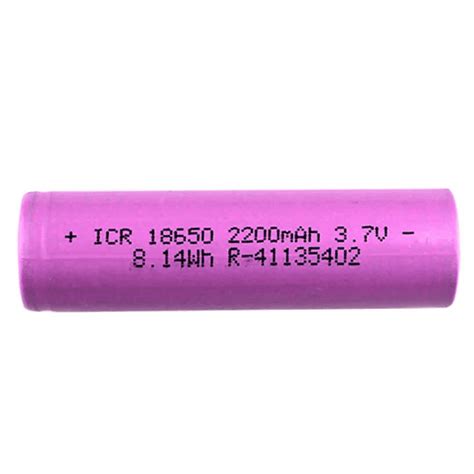 Buy 18650 2200Mah 3 7V Battery Cylinder Type Blue Online – Robocraze