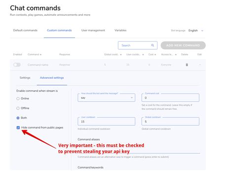 Image result for Stream Elements Add Command in Chat