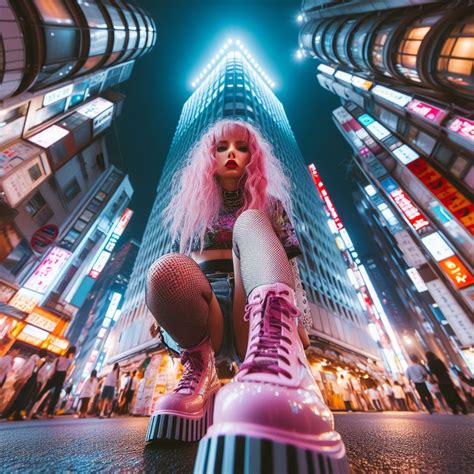 Raver girl pink boots POV by AvantShard on DeviantArt