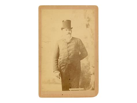 At Auction: 1890's John L. Sullivan Cabinet Card