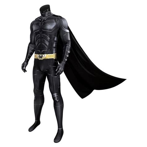 Buy Batman Bruce Wayne Cosplay Costume Jumpsuit Halloween Outfits ...