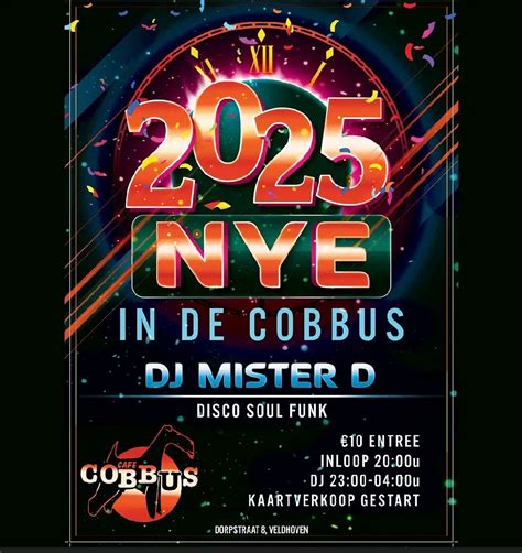 NYE 2025 / Café Cobbus , Café Cobbus , Veldhoven, 31 December 2024 ...