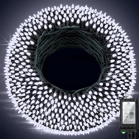 1500 LED 502ft Outdoor Christmas Lights Super Long String Lights 8 ...