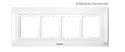 Modular Switch Plate - 8 Module Horizontal Modular Wall Switch Plate ...