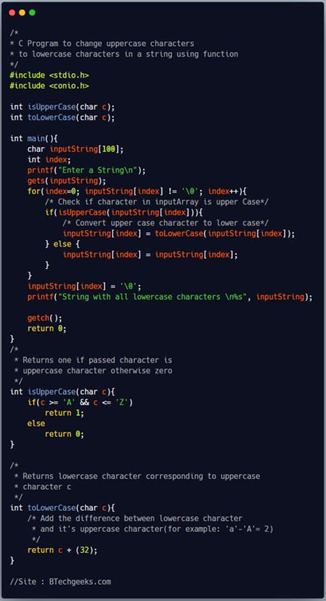 Image result for C Program Fpr Alphabet Case Changing