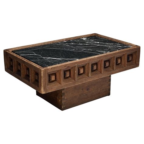Rare Biosca Spanish Coffee Table in Marquina Marble For Sale at 1stDibs ...