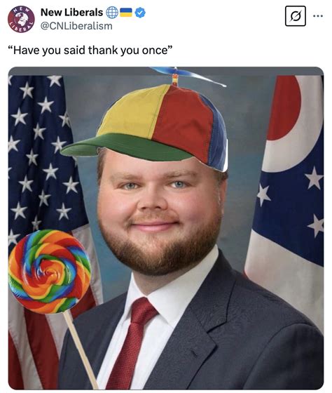 Propeller hat "Have you said thank you once" | Know Your Meme