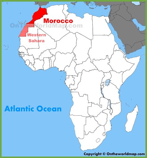 morocco map