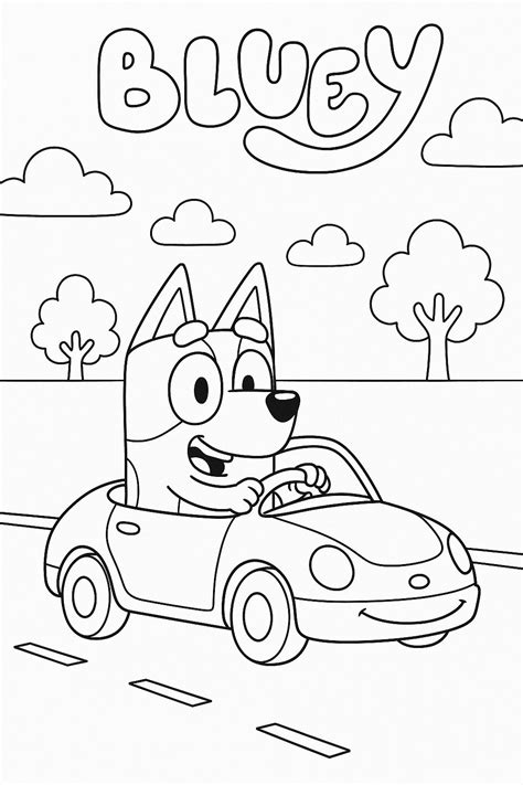 17 bluey coloring pages free printable pdf – Artofit