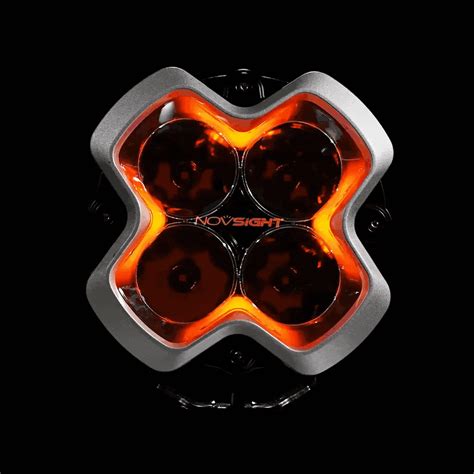 【予約商品】NOVSIGHT HALO Pro Series 6" LED Pod Lights (HALOプロシリーズ 6インチライト ...