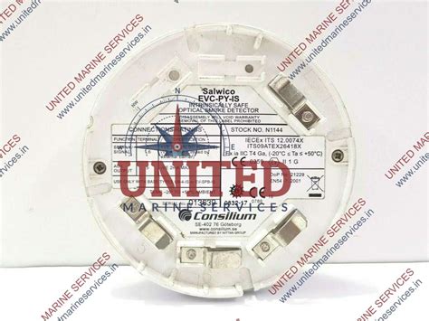 SALWICO CONSILIUM EVC-PY-IS INTRINSICALLY SAFE OPTICAL SMOKE DETECTOR ...