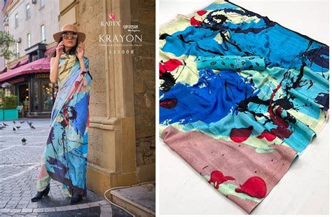 333008 Krayon Rajtex Sarees – Heriska