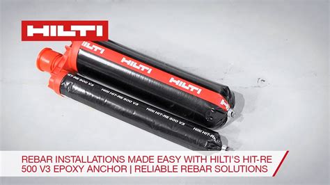 HILTI HIT-HY 100 INJECTABLE ADHESIVE ANCHOR WITH BLACK, 48% OFF