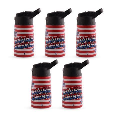 Kuber Industries 350 ml Insulated Water Bottle | Captain America Kids ...