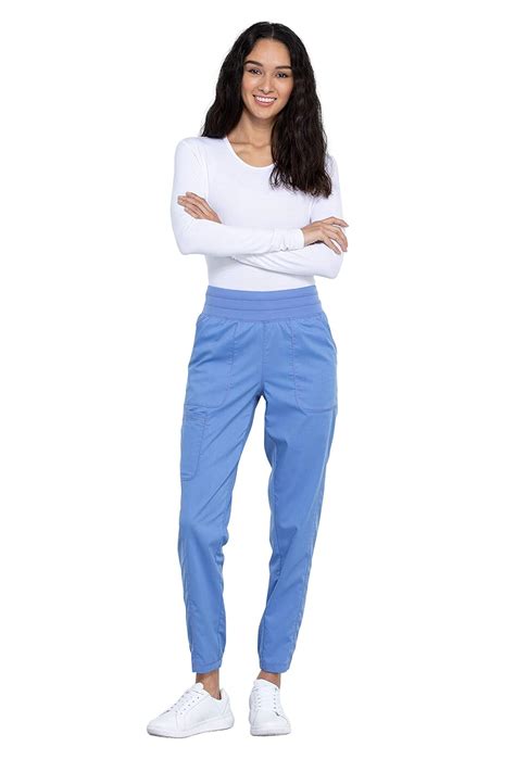 Buy Cherokee Women Scrubs Pant Workwear Revolution Natural Rise Jogger ...