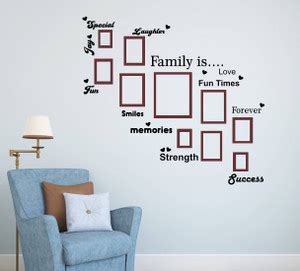 Wallzone 105 cm Photo Frames Removable Sticker Price in India - Buy ...