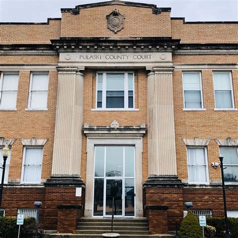 Beautiful Entryway of Pulaski County Courthouse