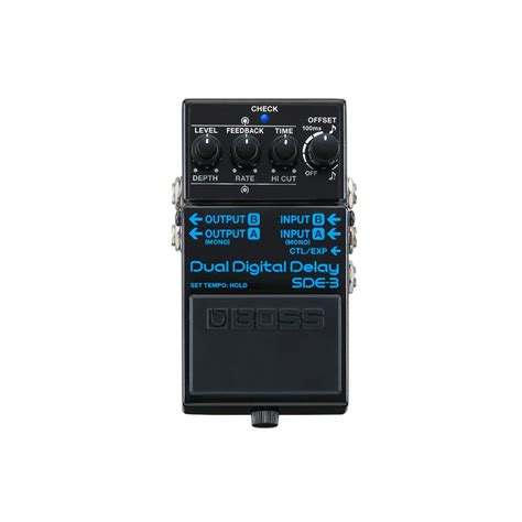 Boss SDE-3 Dual Digital Delay Pedal – Stompbox.in